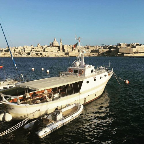 Rent / charter Motor Boat for Boat Parties, Conference & Incentive / Meetings / Corporate, Fishing Trips, Full Day Tour, Half Day Tour, Harbour Cruise, Private Charter & Team Building Activities in Malta & Gozo - Motor Boat