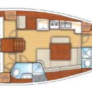 Beneteau 40 - Shubunkin Layout