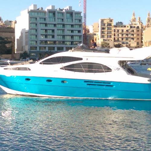 Rent / charter Luxury Yacht & Motor Boat for Boat Parties, Conference & Incentive / Meetings / Corporate, Full Day Tour, Half Day Tour, Harbour Cruise, Private Charter & Team Building Activities in Malta & Gozo - Azimut 46