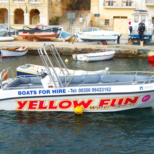 Rent / charter Motor Boat for Full Day Tour, Half Day Tour, Harbour Cruise, Private Charter & Team Building Activities in Malta & Gozo - Speed boat