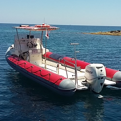 Rent / charter Rib / Dinghy for Boat Diving, Private Charter & Team Building Activities in Malta & Gozo - 750 California